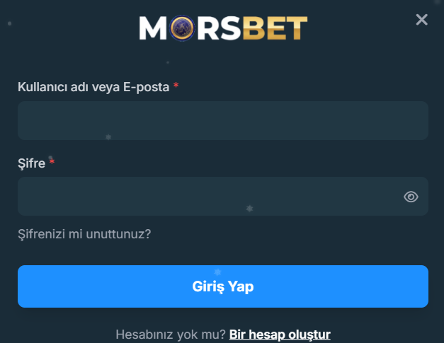 Morsbet Giriş